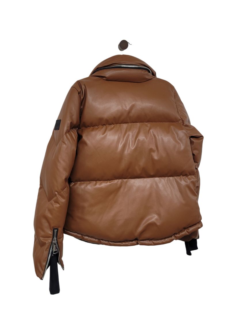 Brown Sam new york Vegan leather isabel jacket, L