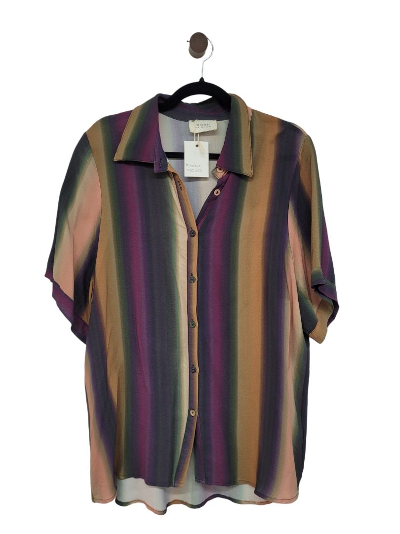 Multi coloured Dissh Short Sleeve Top, 10