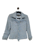 Blue white Adrienne Winklemann Blazer, 6