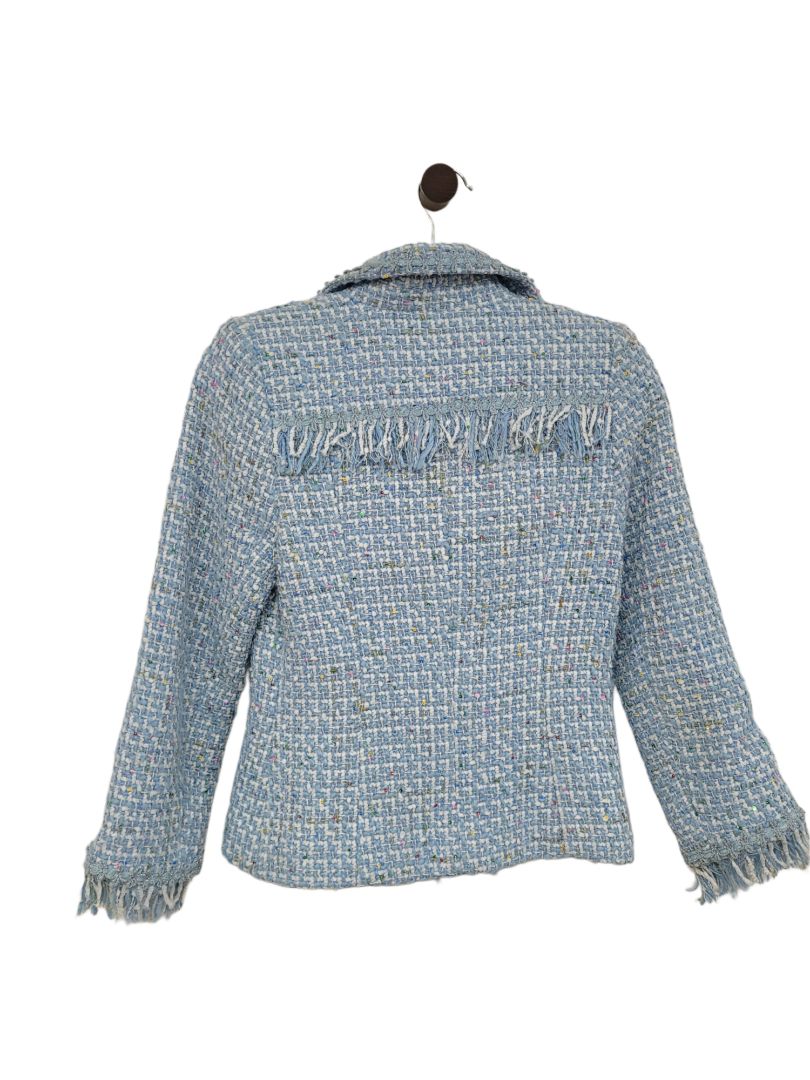 Blue white Adrienne Winklemann Blazer, 6