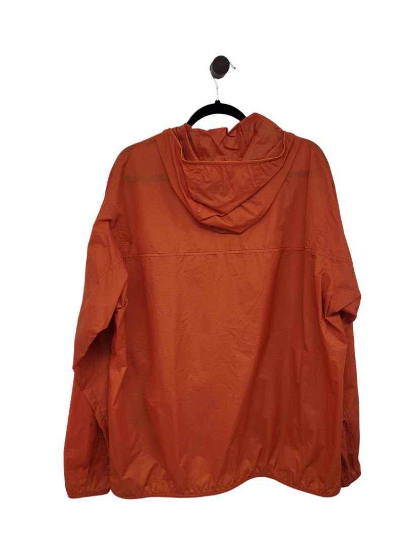 orange UNIQLO Wind jacket, L