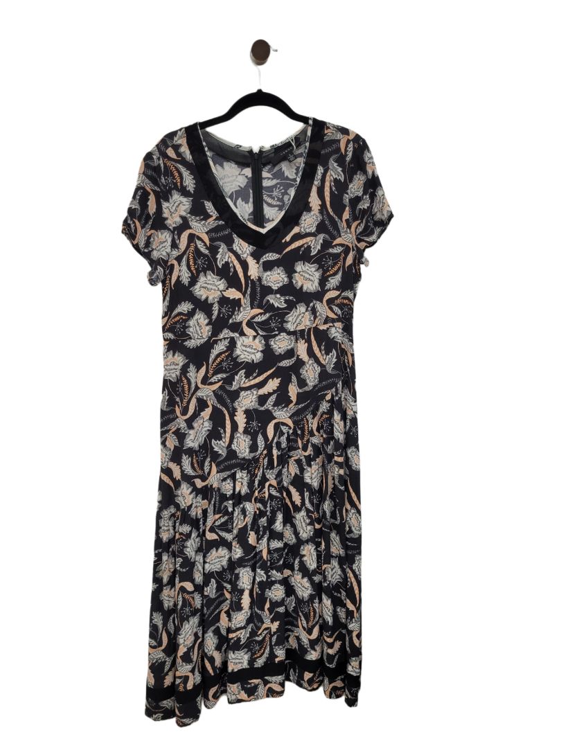 Verge Black white pink Dress, S