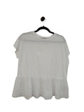 White Seed Short Sleeve Top, S