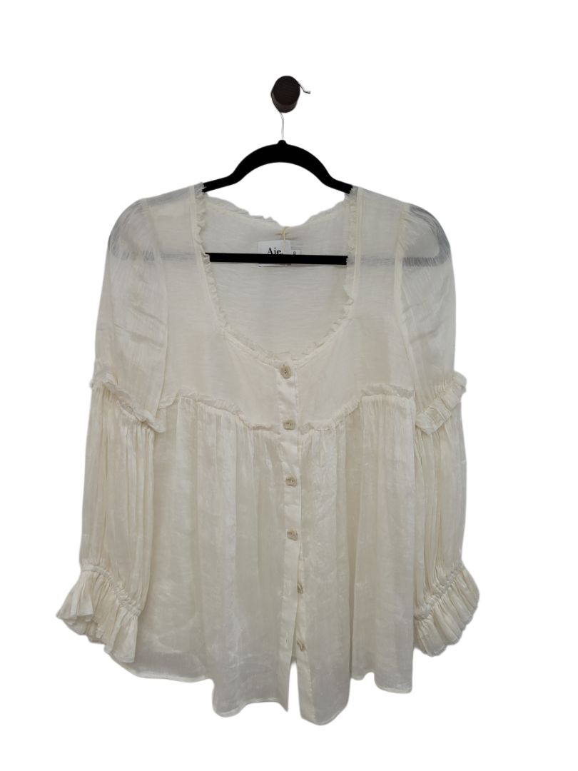 off white AJE Long Sleeve Top, 8