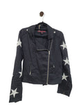 Black with white stars Cooper Zip up, 8