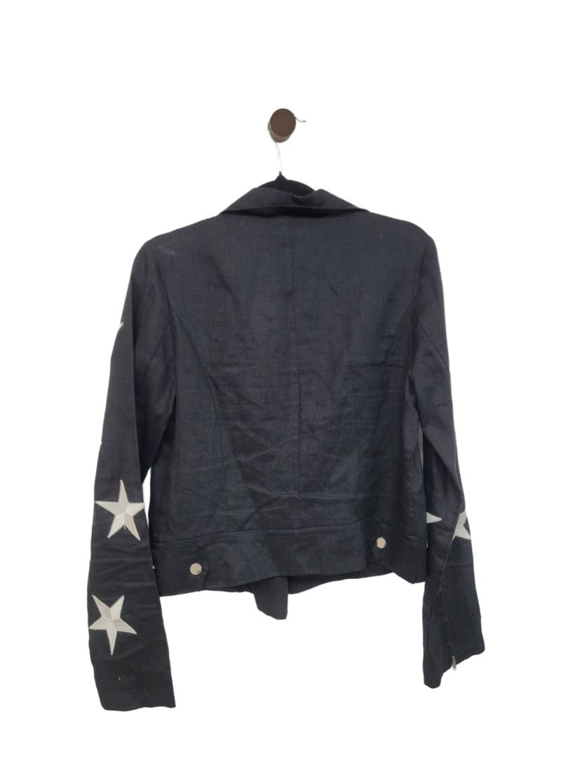 Black with white stars Cooper Zip up, 8