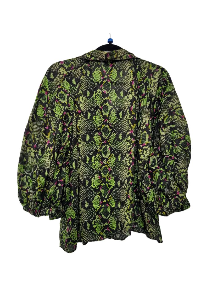 Green black AJE Blouse, 14