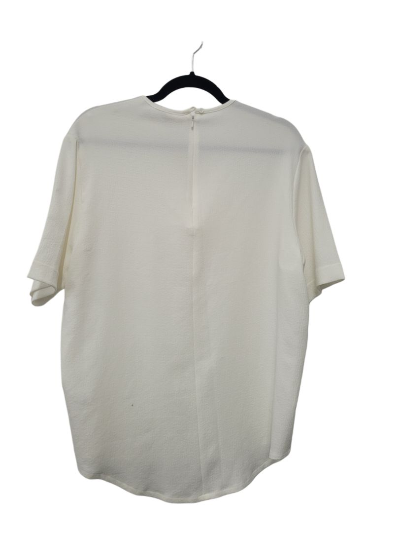 White Juliette Hogan Short Sleeve Top, 8