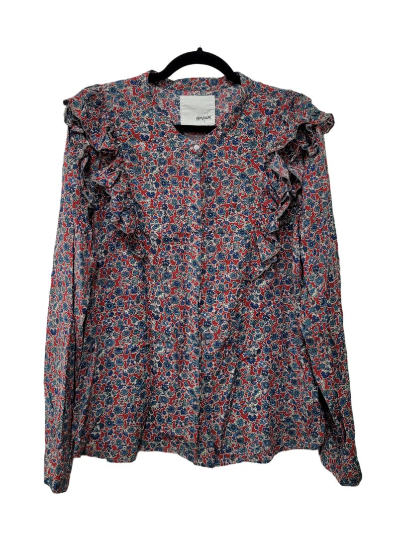 Red and blue Remain Shirt, 14