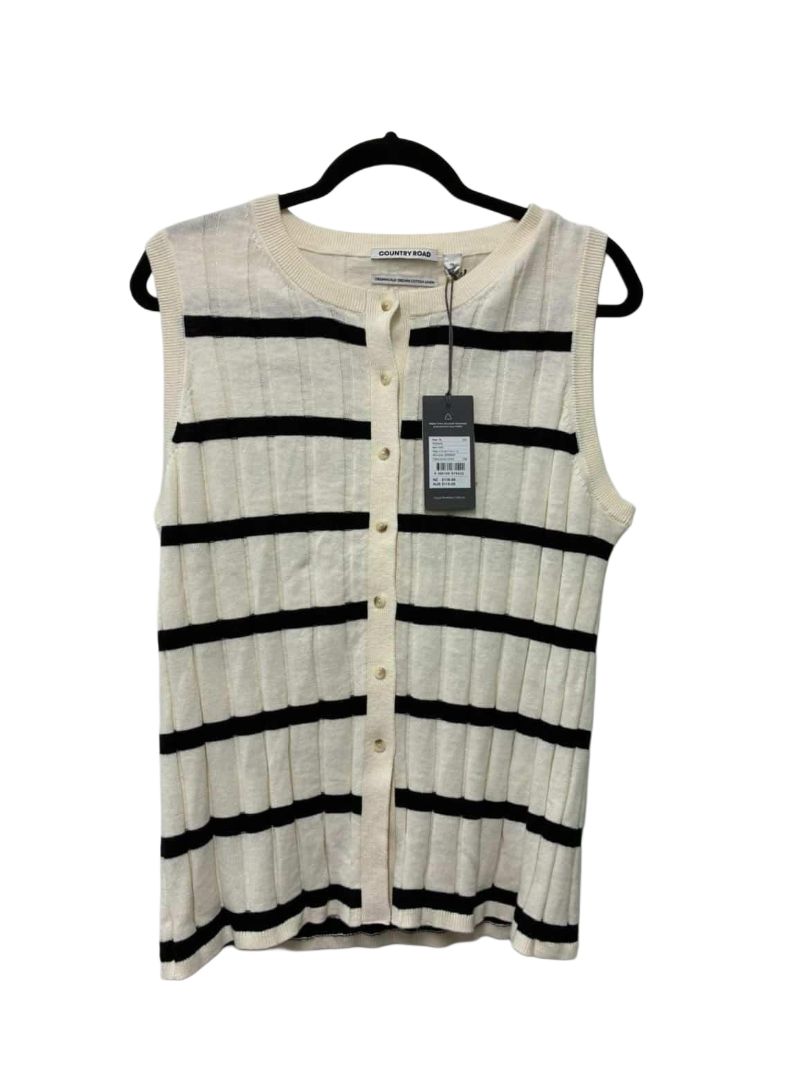 White and black Country Road Vest, XL