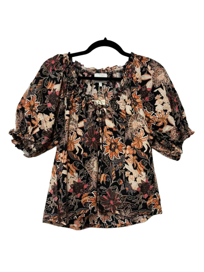 Multi coloured Seed Short Sleeve Top, 6