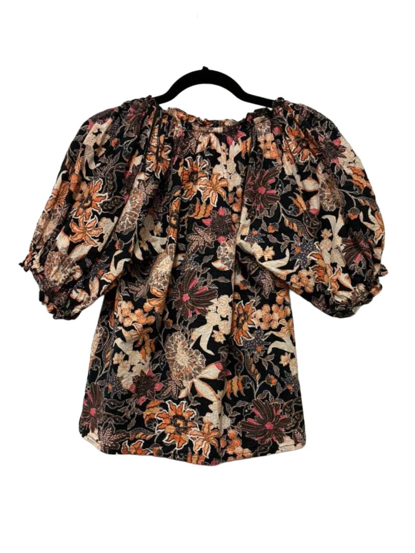 Multi coloured Seed Short Sleeve Top, 6