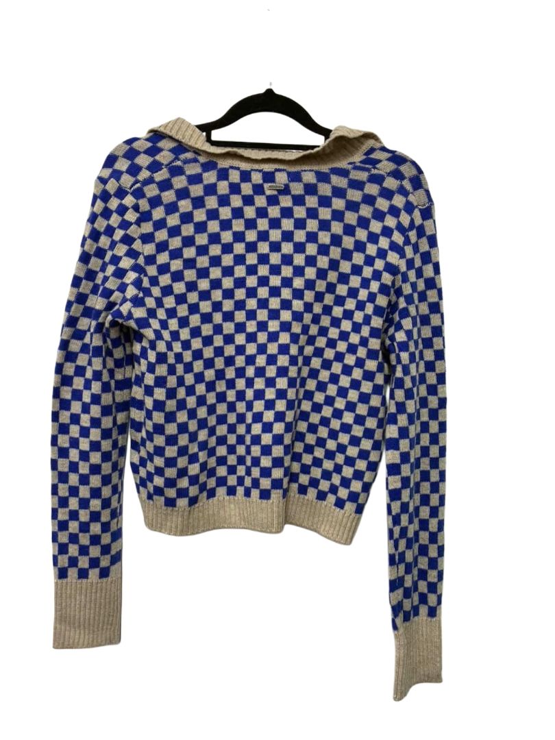 Blue and grey Ghanda Cardigan, S