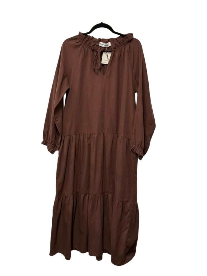 Brown Ruby & Rain Dress, XXS