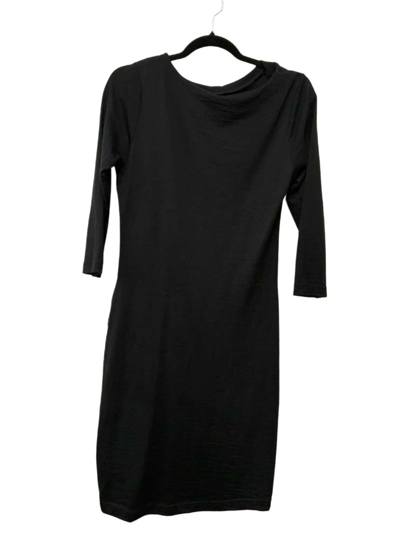 black North south merino Dress, XS