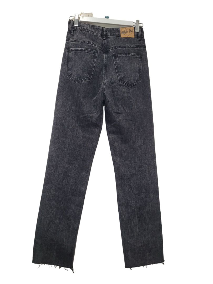 Black White fox Jeans, XS