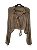 Brown Heidi Frank Pleated, 8