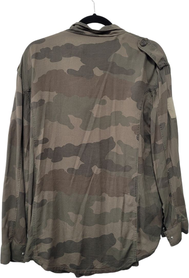 army print Stussy Long Sleeve Top, 10