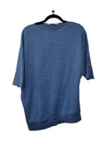 blue Untouched world Short Sleeve Top, S
