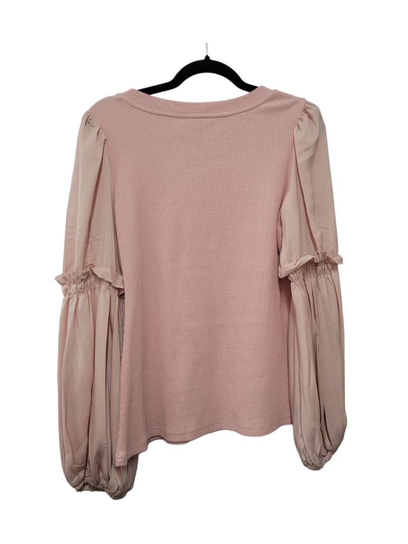 Pink Charlo Long Sleeve Top, 10