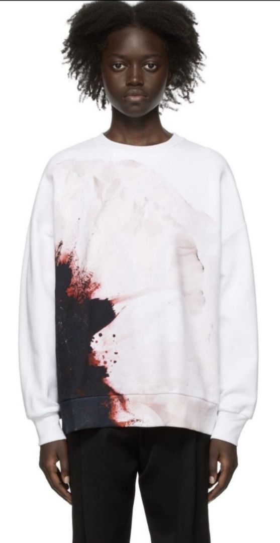 White red Alexander McQueen Jumper, L