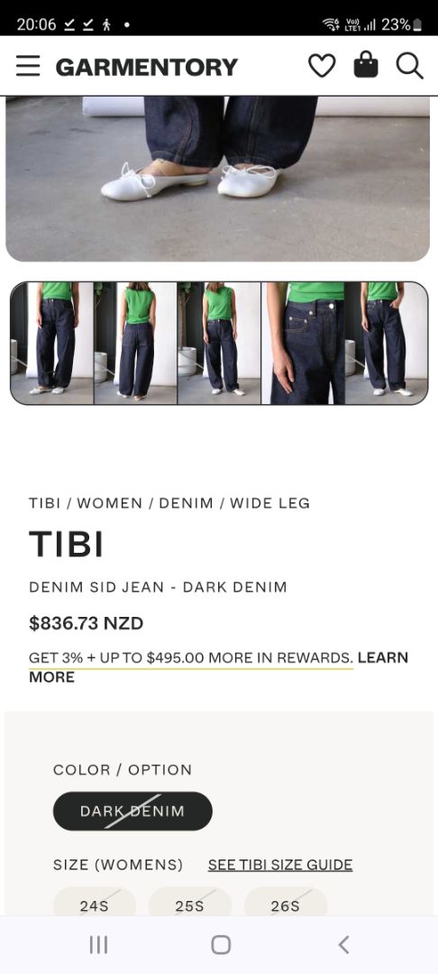 blue Tibi Jeans, 30