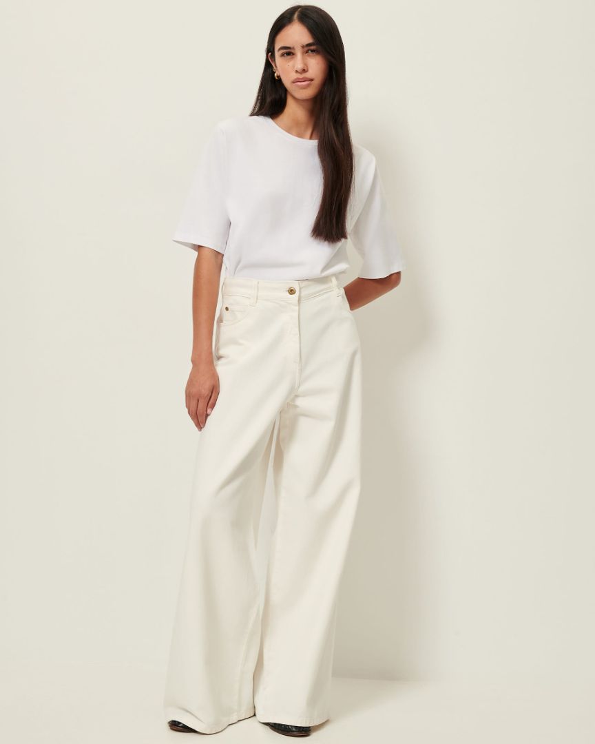 White Sessun dalt Jeans, 30